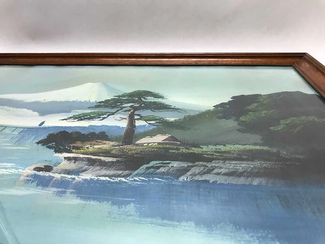 Japanse triptiek schilderijen. begin 1900. - afbeelding 3 van  26
