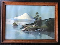 Japanse triptiek schilderijen. begin 1900. - afbeelding 10 van  26