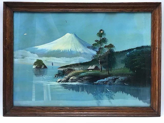 Japanse triptiek schilderijen. begin 1900. - afbeelding 22 van  26