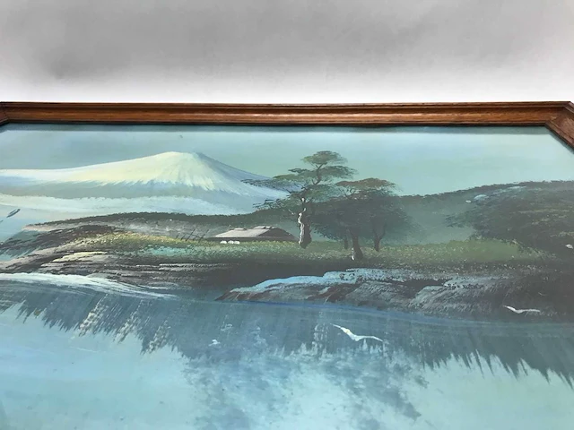 Japanse triptiek schilderijen. begin 1900. - afbeelding 24 van  26