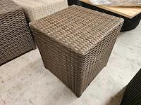 Jardini wicker kubus 43 x 43 x h47cm donkerbruin