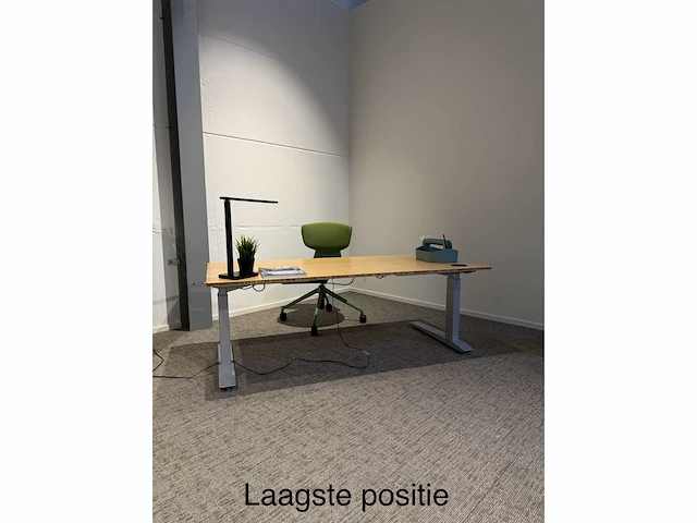 Jarvis low range elektrisch zit-sta bureau 160x80 (silver) - afbeelding 3 van  7