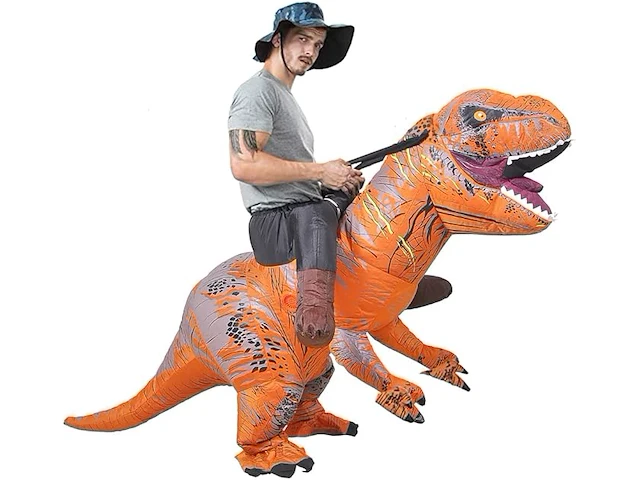 Jashke oplaasbaar t-rex kostuum - afbeelding 3 van  3
