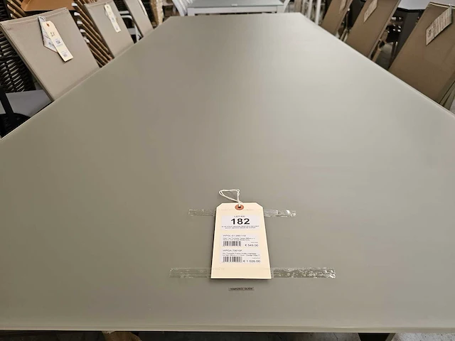 Jati-kebon alu tafel arolla champagne mat 280 x 100cm - afbeelding 4 van  4