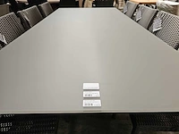 Jati-kebon alu tuintafel arolla taupegrijs 220 x 100cm - afbeelding 4 van  4