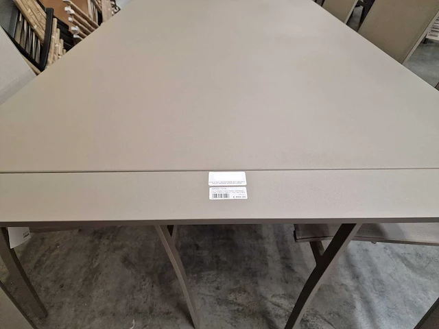Jati-kebon alu tuintafel aspen champagne 220 x 100cm - afbeelding 4 van  4