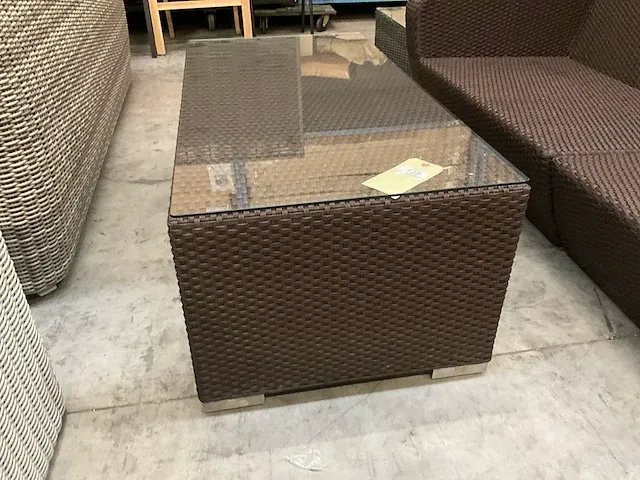 Jati-kebon sunloom bijzettafel 120 x 60cm brown - afbeelding 1 van  3