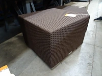 Jati-kebon sunloom salontafel vierkant 60 x 60cm bruin - afbeelding 1 van  2