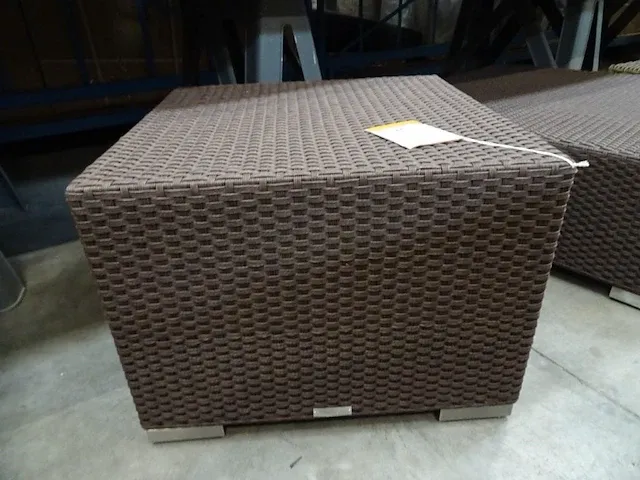 Jati-kebon sunloom salontafel vierkant 60 x 60cm bruin - afbeelding 2 van  2