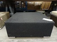 Jati-kebon sunloom salontafel vierkant 75 x 75cm zwart - afbeelding 2 van  2
