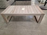 Jati-kebon teak lounge tafel 110 x 60cm instant grey - afbeelding 2 van  4