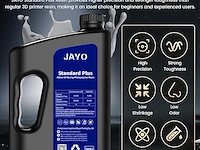 Jayo 3d printer hars 2kg - donkergrijs - afbeelding 4 van  4