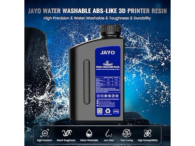 Jayo 3d printer hars 2kg - grijs + donkergrijs - afbeelding 5 van  5