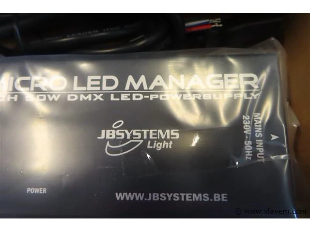 Jb systems light micro led manager 50w - afbeelding 2 van  5