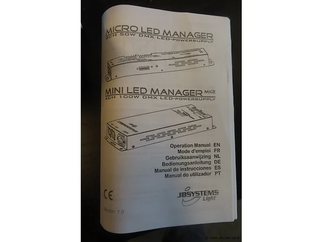 Jb systems light micro led manager 50w - afbeelding 4 van  5