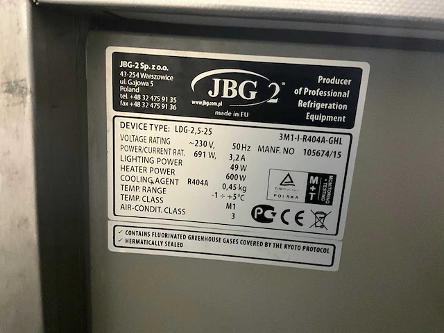 Jbg2 koelvitrine 232mm - afbeelding 9 van  9