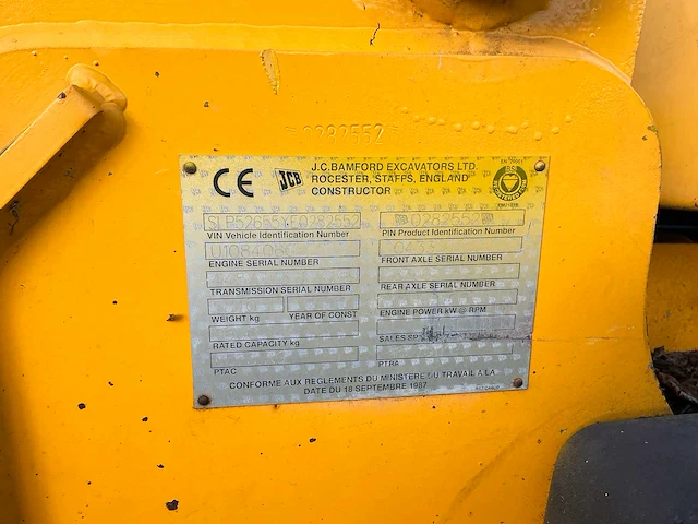 Jcb - 2000 - telescopic 526 - chariot téléscopique - afbeelding 26 van  33