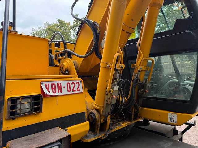 Jcb - 2006 - js 145 w - banden graafmachine - afbeelding 8 van  28