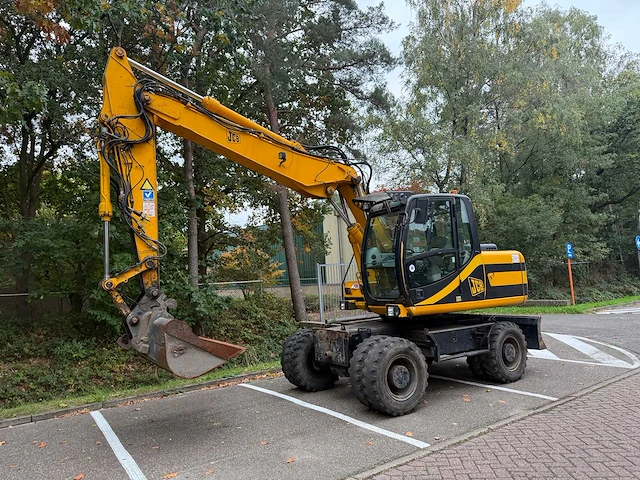 Jcb - 2006 - js 145 w - banden graafmachine - afbeelding 12 van  28