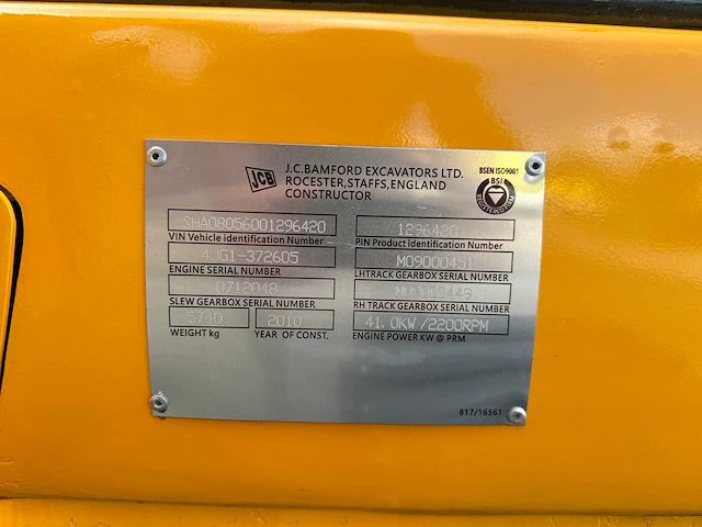Jcb - 2010 - 8056 - midigraafmachine - afbeelding 33 van  33