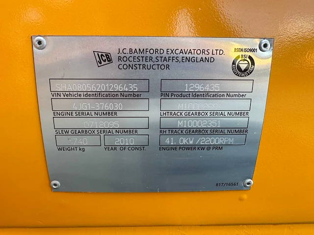 Jcb - 2010 - 8056 - midigraafmachine - afbeelding 28 van  34