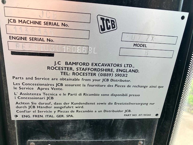 Jcb - 407 zx - shovel - 2004 - afbeelding 23 van  77