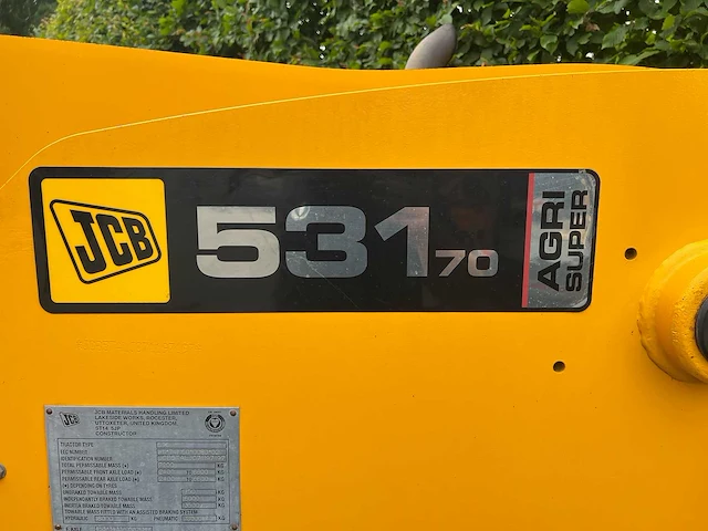 Jcb - 531 70 agri super - verreiker - 2007 - afbeelding 8 van  25