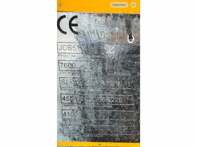 Jcb - 5tb - verreiker - 2012 - afbeelding 4 van  12