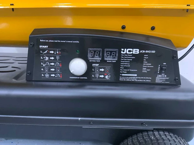 Jcb - sh215d - heteluchtkanon - afbeelding 2 van  11