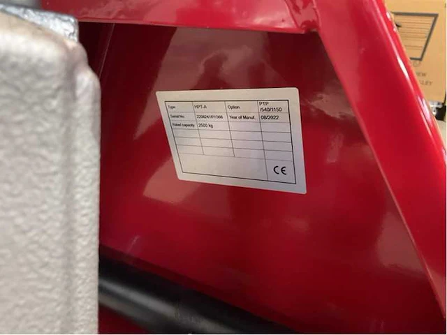 Jd hpt - 2500 - hydraulische handpalletwagens - afbeelding 10 van  11