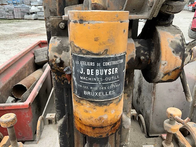 J.de buyser kernboormachine op remorque - afbeelding 14 van  21