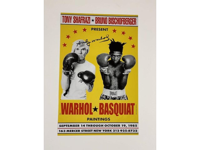 Jean michel basquiat & andy warhol - afbeelding 1 van  1