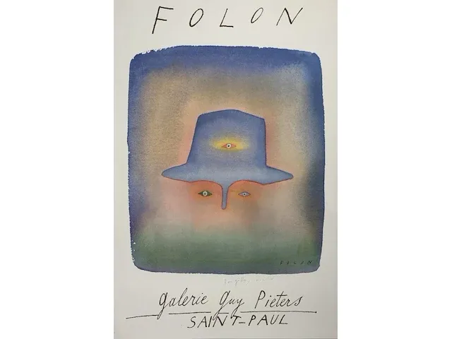 Jean-michel folon - afbeelding 1 van  1