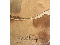 Jeanot bürgi - de kruisiging - aquarel - afbeelding 3 van  6