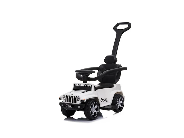 Jeep wrangler 2-in-1 loopauto - 1 tot 3 jaar - wit - afbeelding 1 van  3