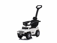 Jeep wrangler 2-in-1 loopauto - 1 tot 3 jaar - wit - afbeelding 1 van  3