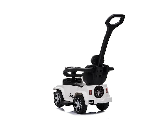 Jeep wrangler 2-in-1 loopauto - 1 tot 3 jaar - wit - afbeelding 3 van  3