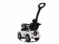 Jeep wrangler 2-in-1 loopauto - 1 tot 3 jaar - wit - afbeelding 3 van  3