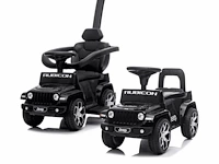 Jeep wrangler 2-in-1 loopauto - 1 tot 3 jaar - zwart - afbeelding 4 van  4