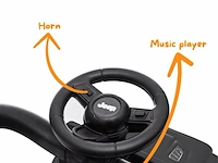 Jeep wrangler loopauto met duwstang - zwart - afbeelding 6 van  8