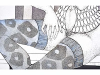 Jef van tuerenhout (1926 – 2006) - naakt - ets - afbeelding 6 van  7