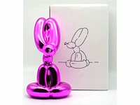 Jeff koons (naar) - balloon rabbit magenta - afbeelding 2 van  2