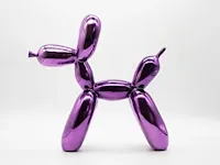 Jeff koons, purple balloon dog xxl - afbeelding 2 van  3