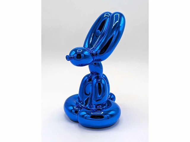 Jeff koons standbeeld (naar) "konijn" (blauw) - afbeelding 1 van  4