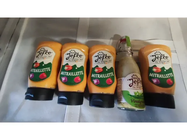 Jefke vinaigrette & sauzen,5 stuks - afbeelding 1 van  5