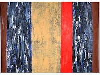 Jelis van dolderen - olie en tempera op doek - 200x140 cm - 1988 - afbeelding 2 van  14