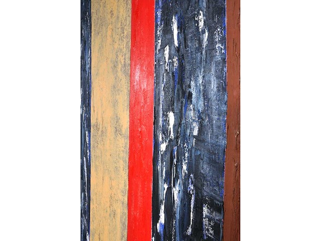 Jelis van dolderen - olie en tempera op doek - 200x140 cm - 1988 - afbeelding 3 van  14