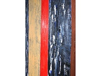 Jelis van dolderen - olie en tempera op doek - 200x140 cm - 1988 - afbeelding 3 van  14