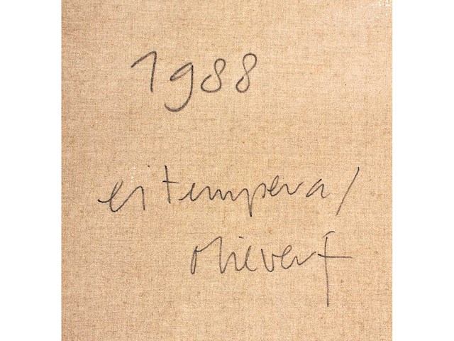 Jelis van dolderen - olie en tempera op doek - 200x140 cm - 1988 - afbeelding 6 van  14