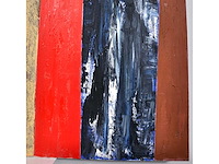 Jelis van dolderen - olie en tempera op doek - 200x140 cm - 1988 - afbeelding 9 van  14